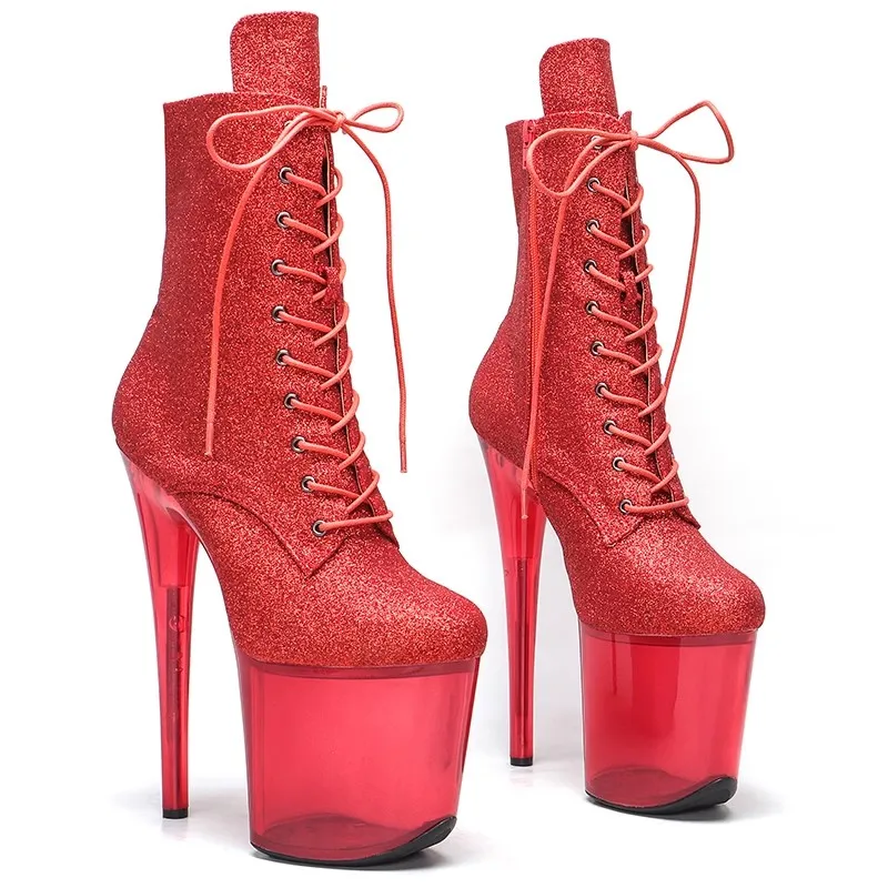 Fashion Sexy Model Shows Glitter Upper 20CM/8Inch Women's Platform Party High Heels Shoes Pole Dance Boots 466
Fashion Sexy Model Shows Glitter Upper 20CM/8Inch Women's Platform Party High Heels Shoes Pole Dance Boots 466