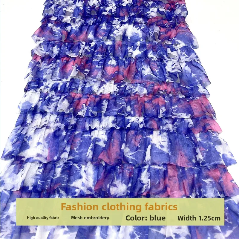 Fashion Mesh Soft Chiffon Tie Dye Fabric for Tiered Skirt Dress Clothing Cloth Handmade Diy By The Yard Sewing Material
Fashion Mesh Soft Chiffon Tie Dye Fabric for Tiered Skirt Dress Clothing Cloth Handmade Diy By The Yard Sewing Material