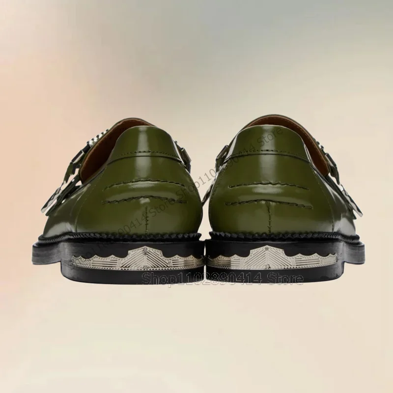 Green Metal Decor Sewing Design High Top Loafers Fashion Slip On Men Shoes Luxury Handmade Party Feast Banquet Men Casual Shoes
Green Metal Decor Sewing Design High Top Loafers Fashion Slip On Men Shoes Luxury Handmade Party Feast Banquet Men Casual Shoes