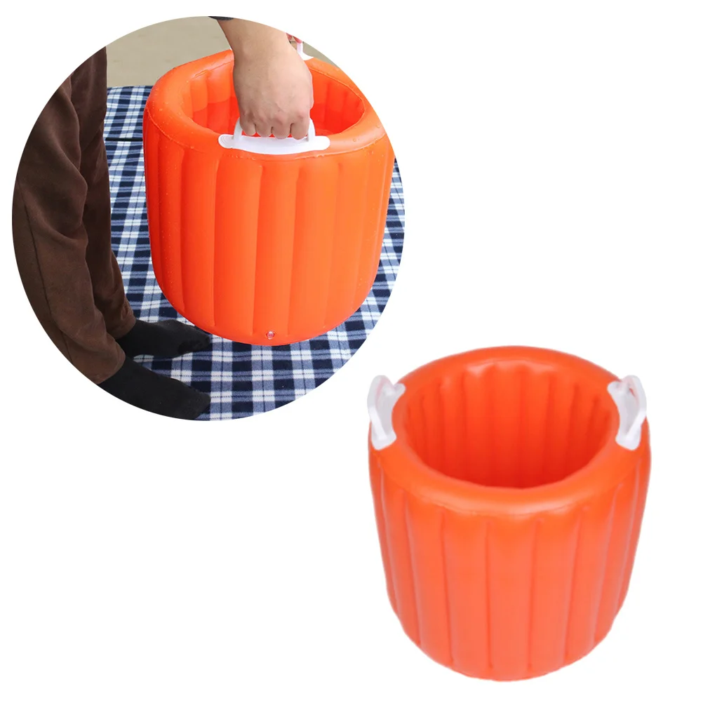 Portable Multi-Functional PVC Foldable Inflatable Ice Bucket Orange Storage Bucket for Outdoor Camping Travel
Portable Multi-Functional PVC Foldable Inflatable Ice Bucket Orange Storage Bucket for Outdoor Camping Travel