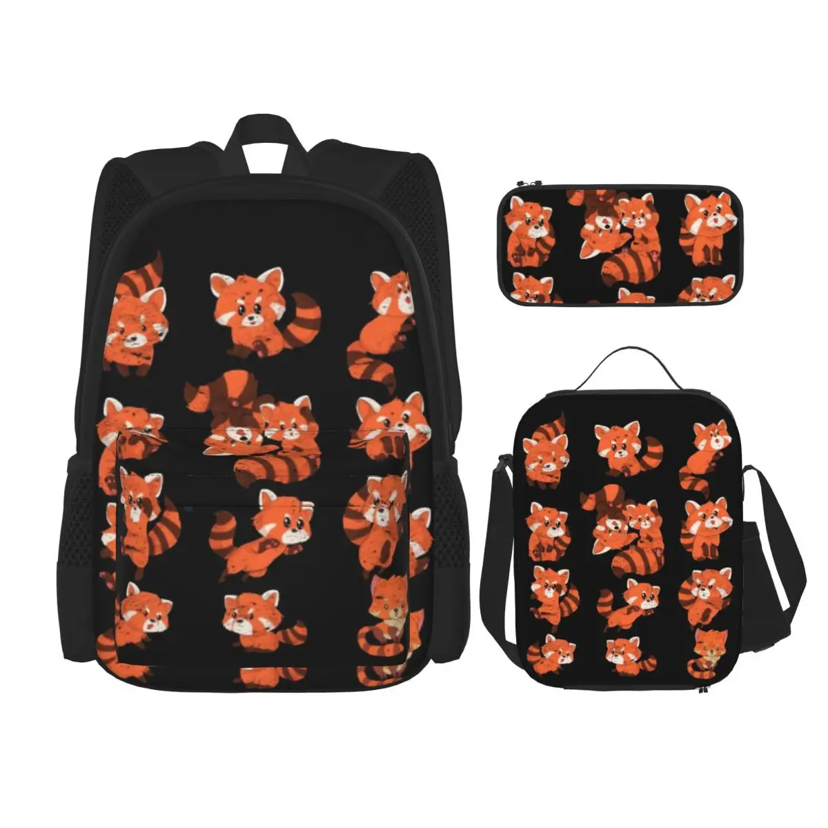 Red Panda Animal Backpacks Boys Girls Bookbag Children School Bags Kids Rucksack Lunch Bag Pen Bag Three-Piece Set
Red Panda Animal Backpacks Boys Girls Bookbag Children School Bags Kids Rucksack Lunch Bag Pen Bag Three-Piece Set