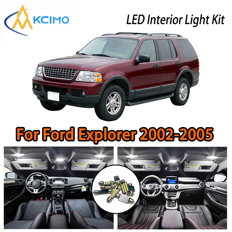 KCIMO For Ford Explorer 2002-2005 Premium LED Interior Kit - 2 Colors , Quick Installation, Long-Lasting
KCIMO For Ford Explorer 2002-2005 Premium LED Interior Kit - 2 Colors , Quick Installation, Long-Lasting