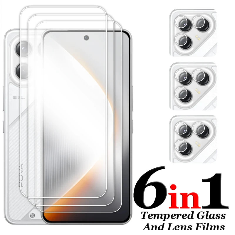 For Tecno Pova 7 Ultra 5G Glass For Tecno Pova 7 Ultra Tempered Glass Transparent HD Screen Protector For Tecno Pova 7 Lens Film
For Tecno Pova 7 Ultra 5G Glass For Tecno Pova 7 Ultra Tempered Glass Transparent HD Screen Protector For Tecno Pova 7 Lens Film