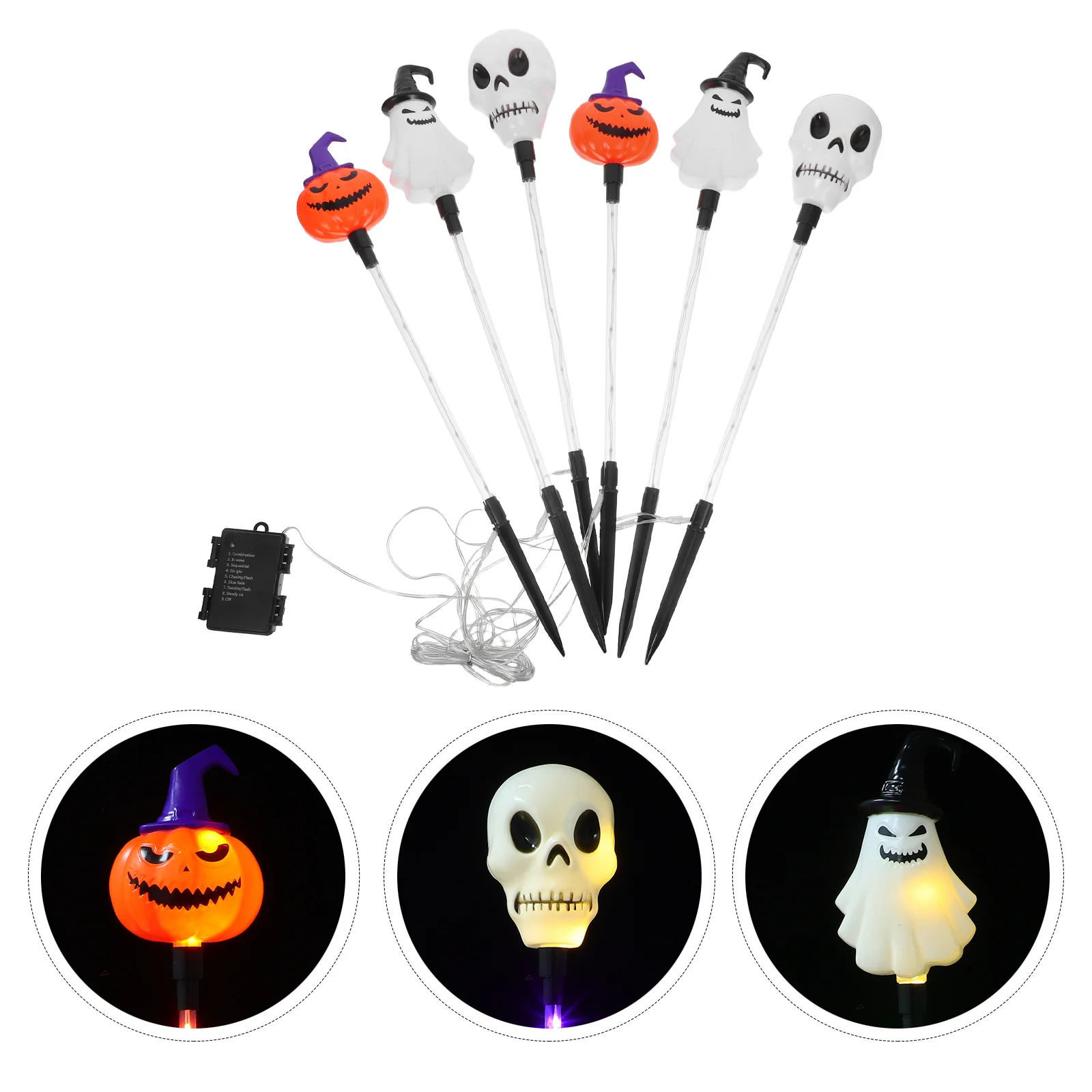 1 set Halloween Ghost Pumpkin Stake Lights Waterproof Energy-Saving Outdoor Garden Decoration Pathway Yard Lamp Led Halloween
1 set Halloween Ghost Pumpkin Stake Lights Waterproof Energy-Saving Outdoor Garden Decoration Pathway Yard Lamp Led Halloween