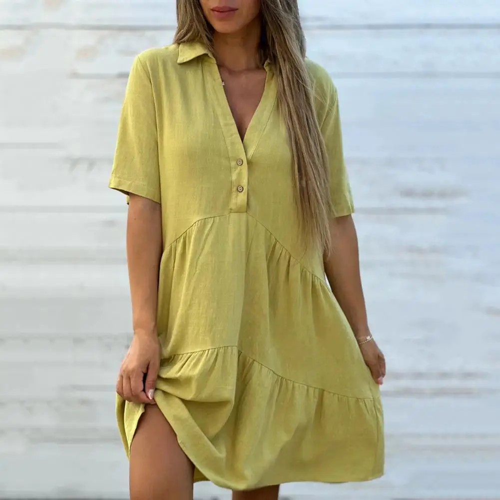Summer Dresses Women 2025 Casual Fashion Solid Color Round Neck Pleated Long Dress Elegant Dresses for Women Robe
Summer Dresses Women 2025 Casual Fashion Solid Color Round Neck Pleated Long Dress Elegant Dresses for Women Robe