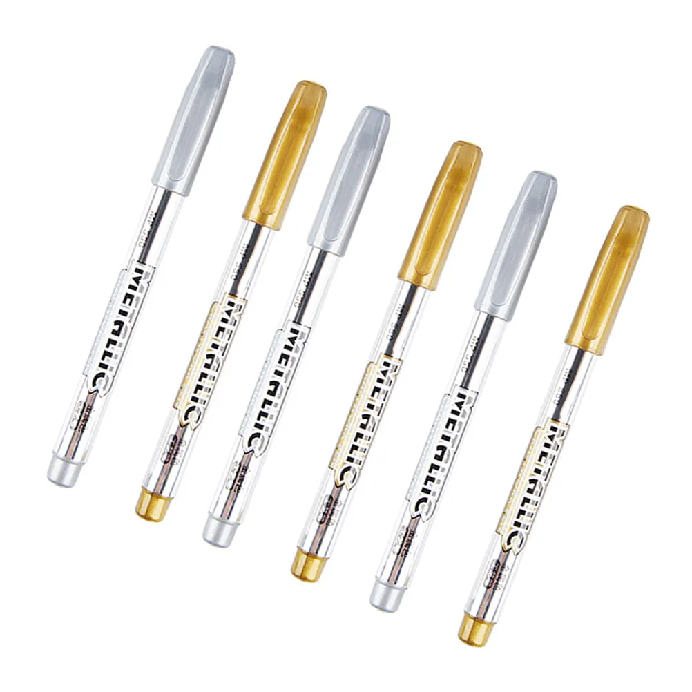 6Pcs Premium Signature Pens Smooth Washable Paint Markers for Paper Cloth Glass Ceramic Art DIY Drawing Portable
6Pcs Premium Signature Pens Smooth Washable Paint Markers for Paper Cloth Glass Ceramic Art DIY Drawing Portable