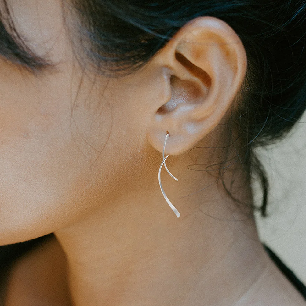 2 Pairs Geometric Line Earrings Danglers Irregular Dangling for Women Shaped Twisted Drop
2 Pairs Geometric Line Earrings Danglers Irregular Dangling for Women Shaped Twisted Drop