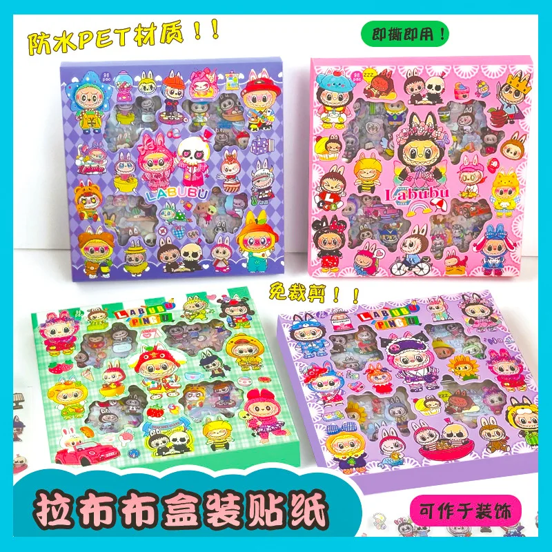 96Pcs Labubu Stickers Cartoon Into The Handbook Stickers Children Creative Stickers Pet Waterproof Sticker Suit Girl Gift
96Pcs Labubu Stickers Cartoon Into The Handbook Stickers Children Creative Stickers Pet Waterproof Sticker Suit Girl Gift