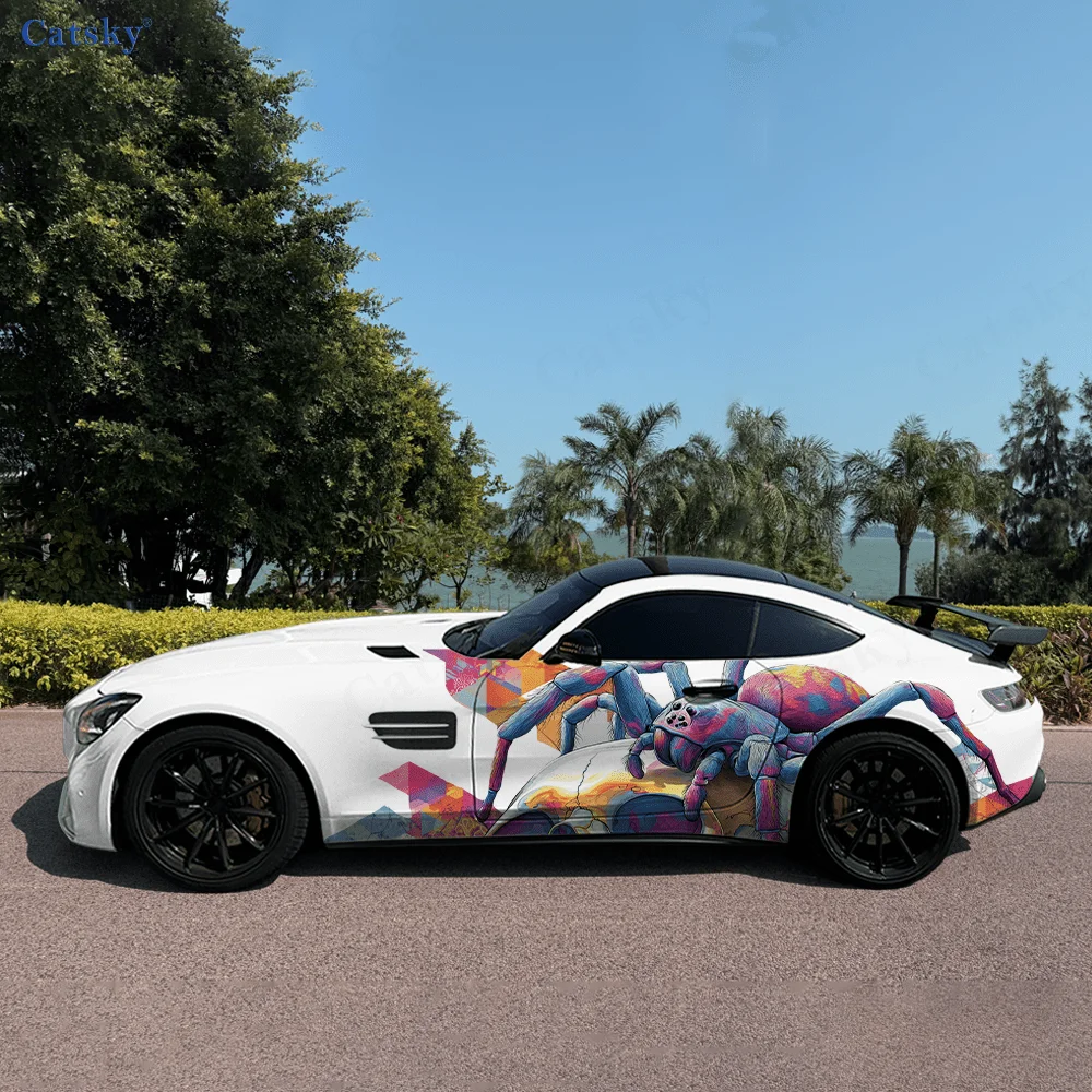 Красочная виниловая наклейка с черепом паука, самоклеящаяся наклейка из ПВХ, подходит для грузовиков, внедорожников, украшения, автоаксессуары, подарок
Красочная виниловая наклейка с черепом паука, самоклеящаяся наклейка из ПВХ, подходит для грузовиков, внедорожников, украшения, автоаксессуары, подарок