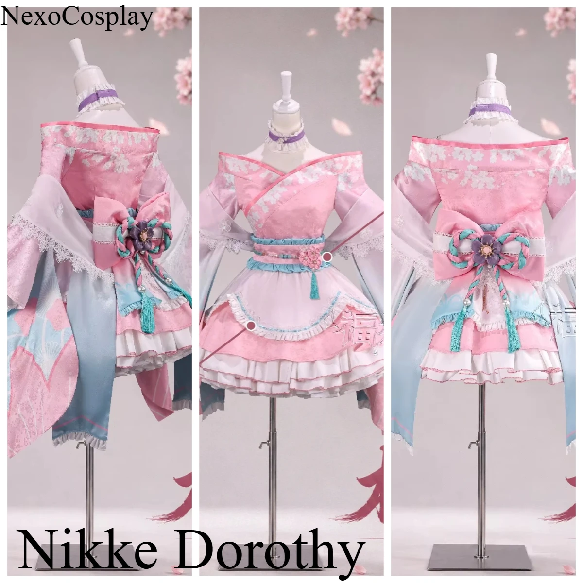 Nikke Dorothy Cosplay Costume Pink off shoulder puffy skirt, role-playing costume NexoCosplay
Nikke Dorothy Cosplay Costume Pink off shoulder puffy skirt, role-playing costume NexoCosplay