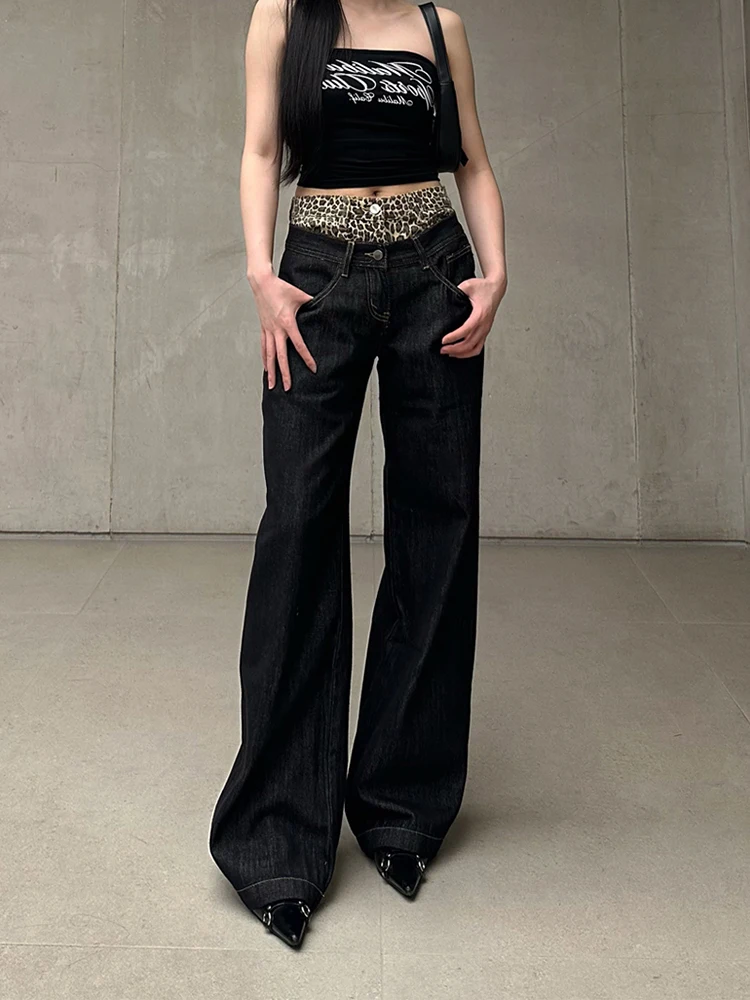 202, осенне-зимние женские джинсовые брюки из двух предметов с леопардовым принтом Y2K, с низкой посадкой, Harajuku Goblin Core, японский широкий мешковатый
202, осенне-зимние женские джинсовые брюки из двух предметов с леопардовым принтом Y2K, с низкой посадкой, Harajuku Goblin Core, японский широкий мешковатый