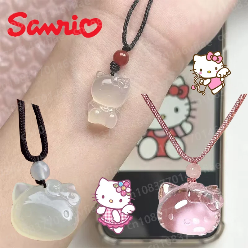 Hot Anime Sanrio HelloKittys Series Temperament Necklace Lovely Cartoon Elegant Ladies Clavicle Chain Christmas Jewelry Present
Hot Anime Sanrio HelloKittys Series Temperament Necklace Lovely Cartoon Elegant Ladies Clavicle Chain Christmas Jewelry Present