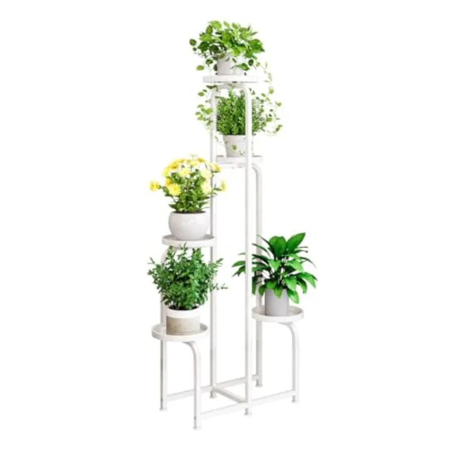 Plant Stand Indoor Outdoor 5 Tier Metal Plant Shelf for Multiple Plants Corner Flower Holders for Living Room Balcony Bedroom P
Plant Stand Indoor Outdoor 5 Tier Metal Plant Shelf for Multiple Plants Corner Flower Holders for Living Room Balcony Bedroom P
