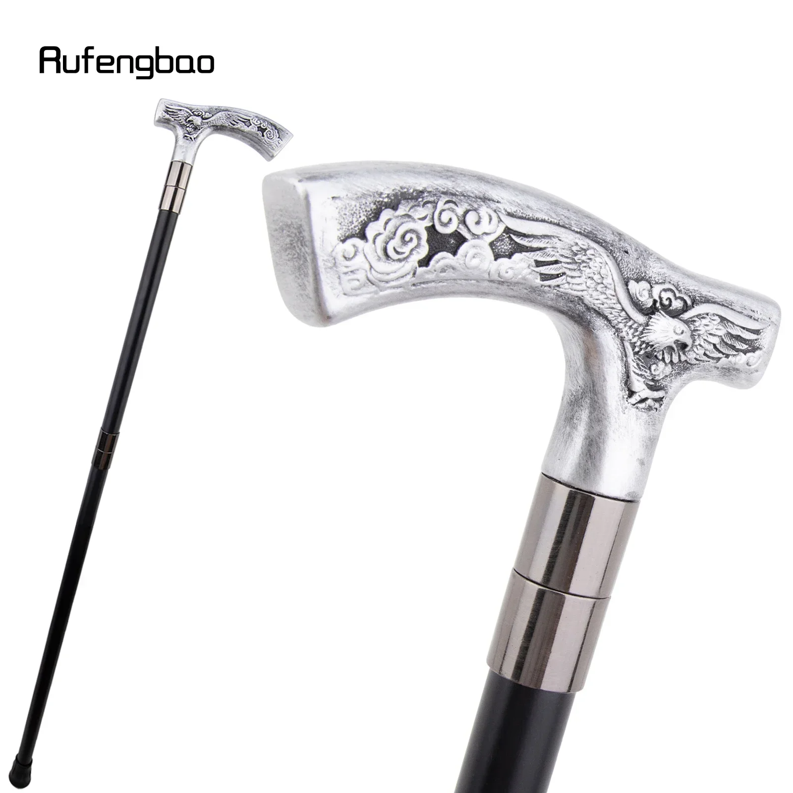 Silver Resin Eagle Walking Cane Fashion Decorative Steel Stick Gentleman Stick For Cosplay 93cm Performance Stage Cane
Silver Resin Eagle Walking Cane Fashion Decorative Steel Stick Gentleman Stick For Cosplay 93cm Performance Stage Cane