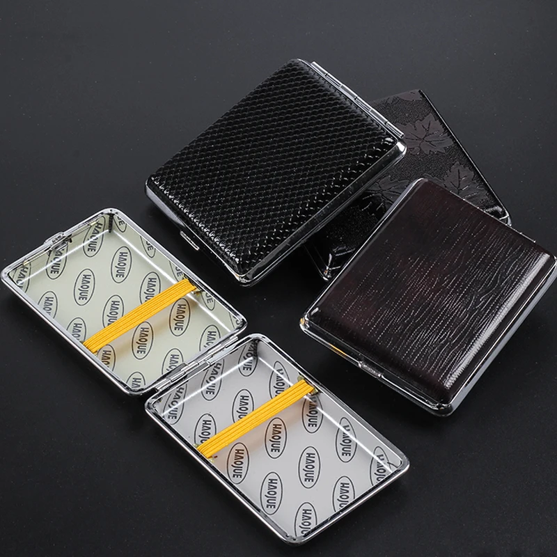 New 1pcs Pu leather cigarette case Box Cigarette Holder portable fashion men's Gadgets c881
New 1pcs Pu leather cigarette case Box Cigarette Holder portable fashion men's Gadgets c881