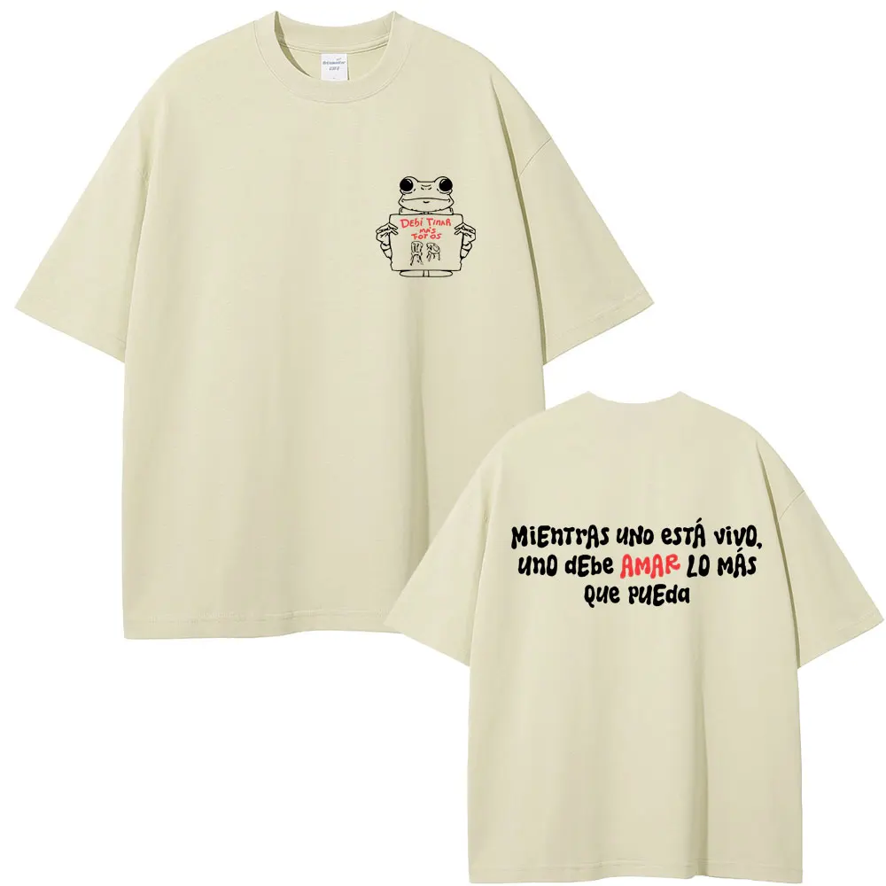 Rapper Bad Bunny Debi Tirar Mas Fotos DTMF World Tour T Shirt Men Fashion Hip Hop Frog T-shirt Male Vintage Oversized Streetwear
Rapper Bad Bunny Debi Tirar Mas Fotos DTMF World Tour T Shirt Men Fashion Hip Hop Frog T-shirt Male Vintage Oversized Streetwear