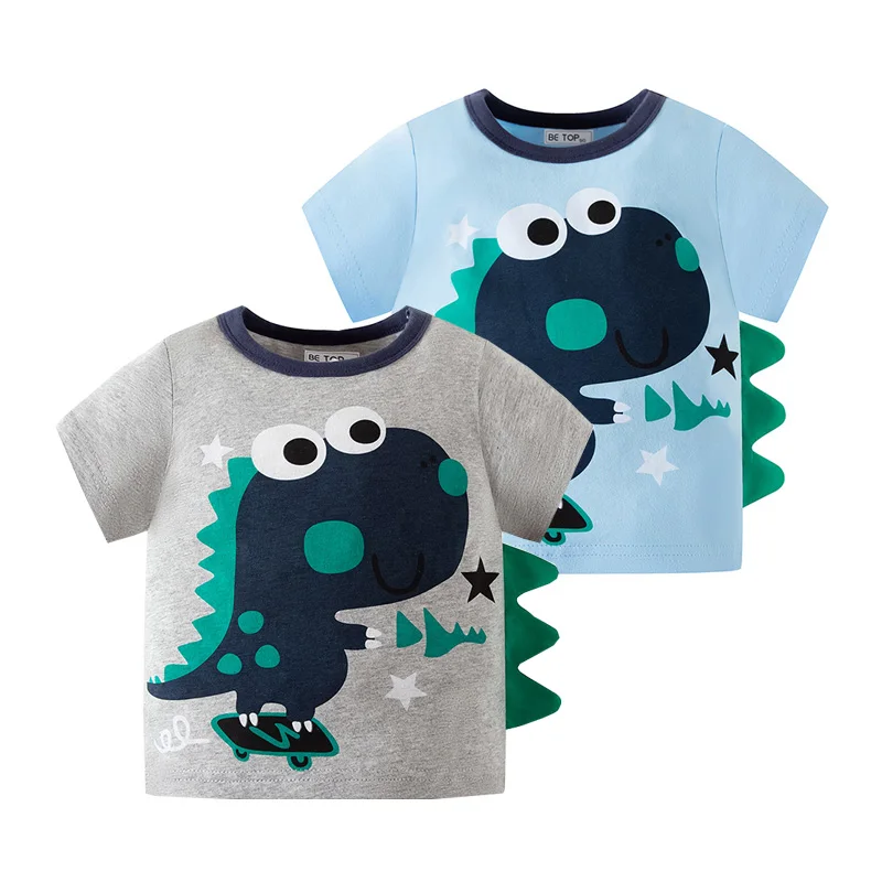 High Quality Boys' Round Neck T-shirt in 100% Cotton Ages 2-7 Toddler Tee with Cute Cartoon Print Kids Clothes
High Quality Boys' Round Neck T-shirt in 100% Cotton Ages 2-7 Toddler Tee with Cute Cartoon Print Kids Clothes