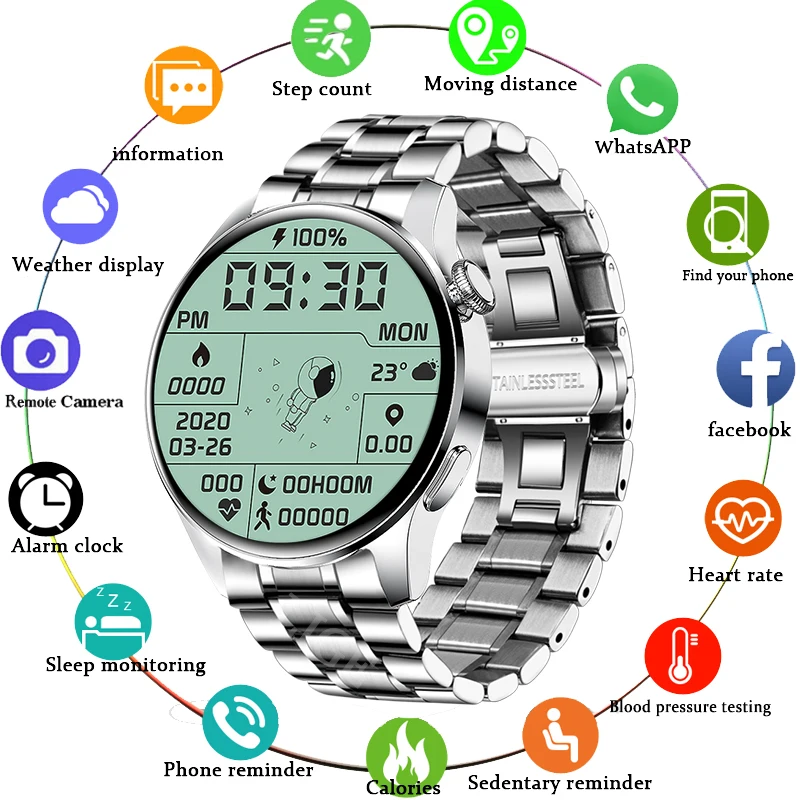 2026 HD Screen Watches Screen Steel Band Bluetooth Call Man Smart Watch Men Waterproof Sports Fitness Smartwatch For Android IOS
2026 HD Screen Watches Screen Steel Band Bluetooth Call Man Smart Watch Men Waterproof Sports Fitness Smartwatch For Android IOS