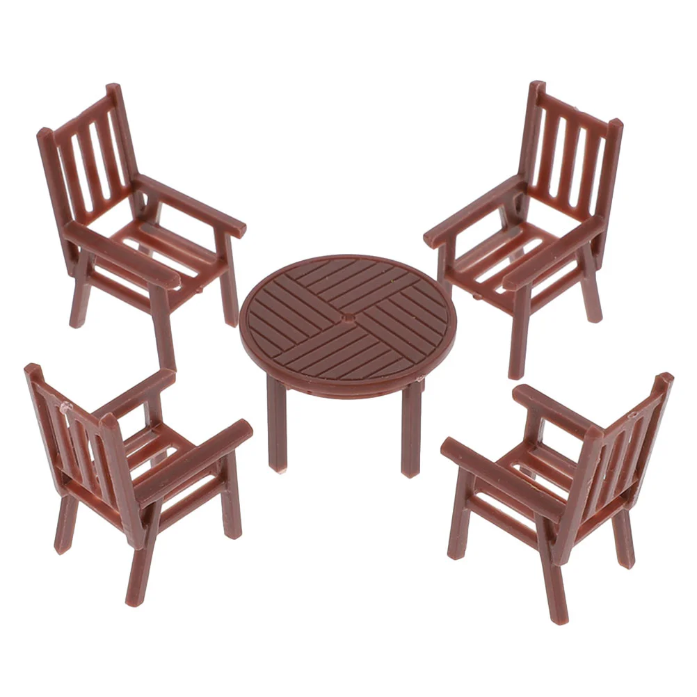 1 Set Miniature Furniture for Dollhouse Realistic Mini Table Chair Model Tiny Brown Scene Decor Architectural Diorama
1 Set Miniature Furniture for Dollhouse Realistic Mini Table Chair Model Tiny Brown Scene Decor Architectural Diorama