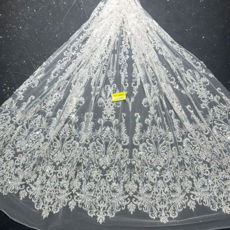 5 ярдов белого тюля: модный дизайн, африканская блестящая ткань, вышитая сетчатая кружевная ткань с приклеенными блестками и пайетками для свадьбы или вечеринки. Хит продаж.
5 ярдов белого тюля: модный дизайн, африканская блестящая ткань, вышитая сетчатая кружевная ткань с приклеенными блестками и пайетками для свадьбы или вечеринки. Хит продаж.