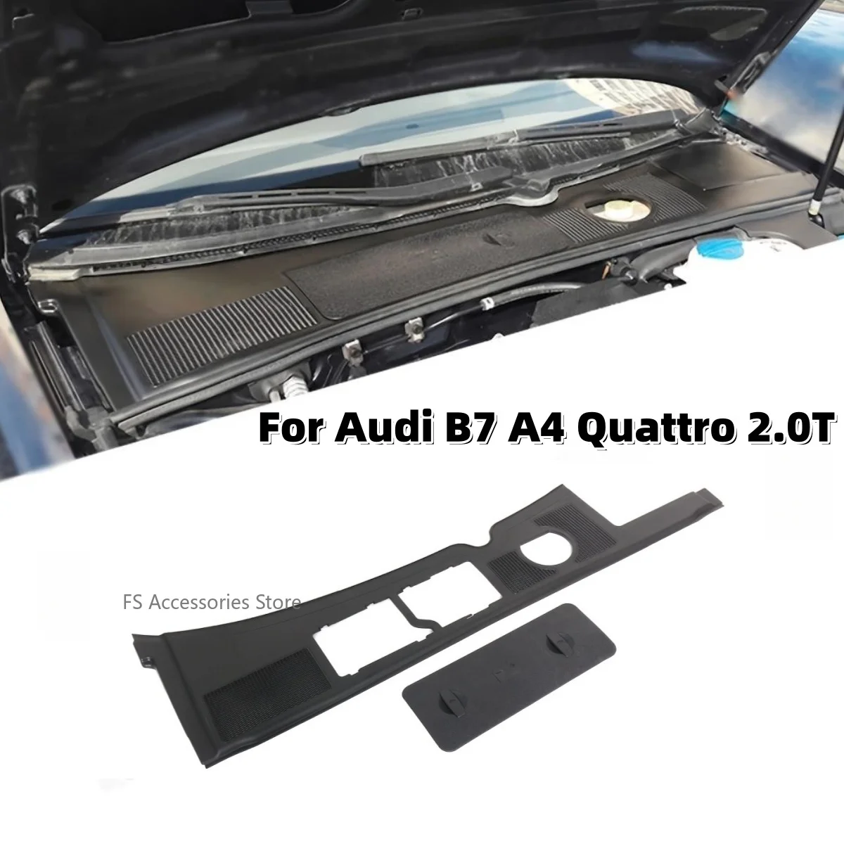 Car Rain Water Deflector Tray Spare Part For Audi B7 A4 Quattro 2.0T OE:8E1819447 ABS Auto Accessories
Car Rain Water Deflector Tray Spare Part For Audi B7 A4 Quattro 2.0T OE:8E1819447 ABS Auto Accessories