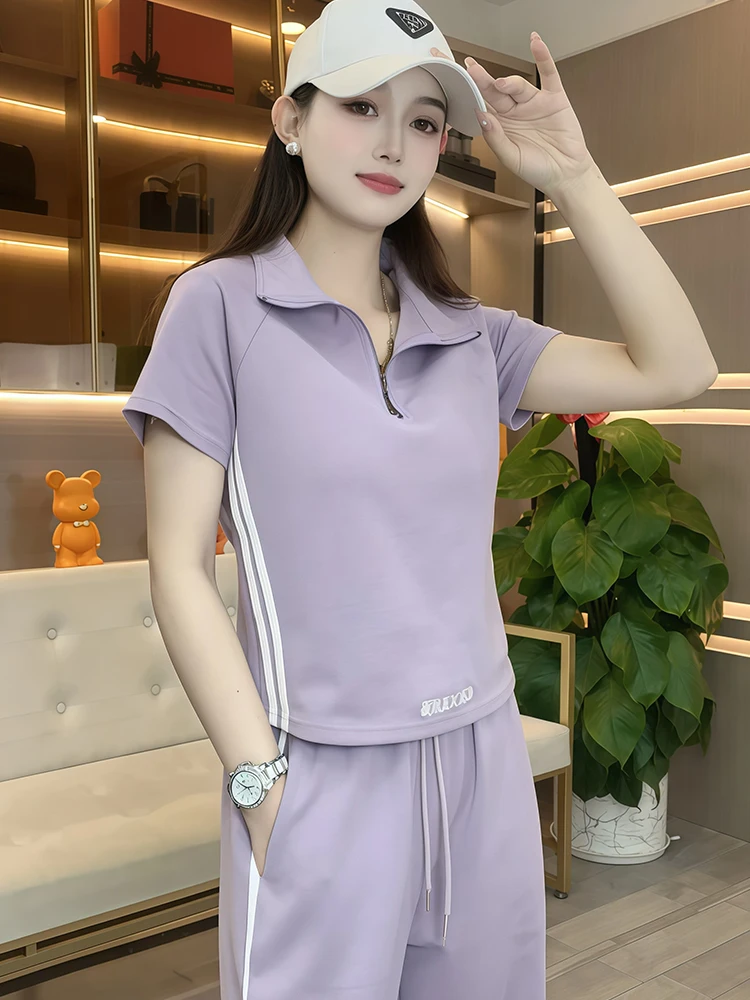 Spor комплект из двух предметов с воротником-стойкой, женский летний новый дизайн, утягивающие брюки ort Sve, широкие брюки из смеси хлопка, повседневная мода
Spor комплект из двух предметов с воротником-стойкой, женский летний новый дизайн, утягивающие брюки ort Sve, широкие брюки из смеси хлопка, повседневная мода