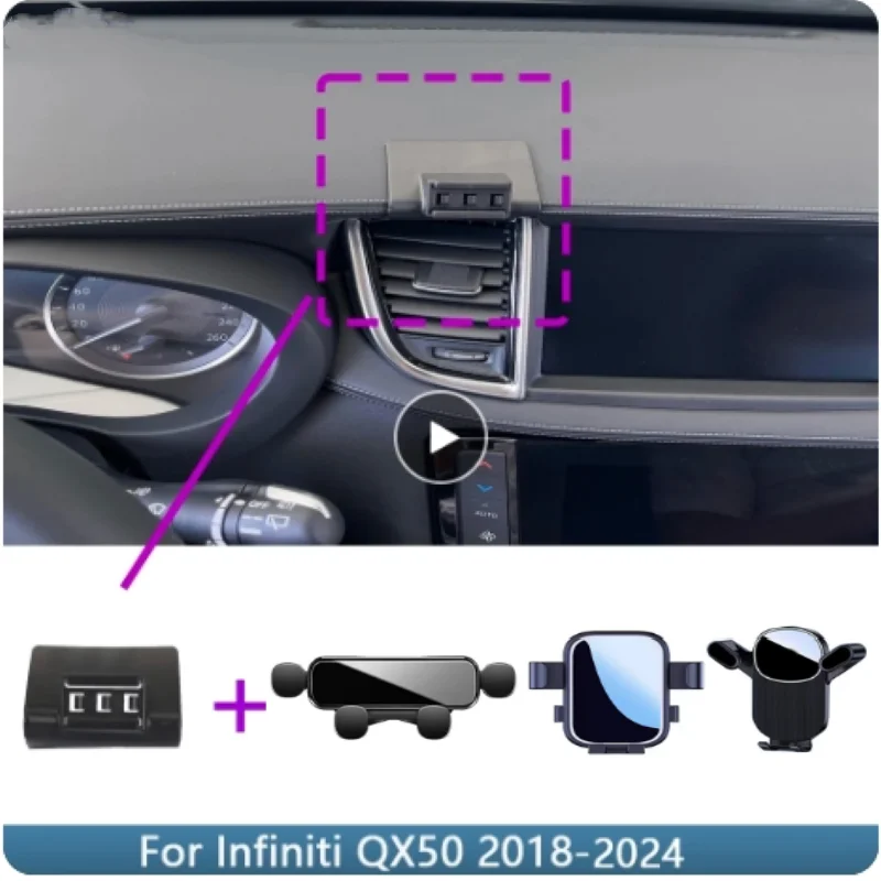 Car Phone Holder For Infiniti QX50 2018 2019 2020 2021 2022-2024 Fixed Bracket Base Special Car Phone Mounts Charging
Car Phone Holder For Infiniti QX50 2018 2019 2020 2021 2022-2024 Fixed Bracket Base Special Car Phone Mounts Charging