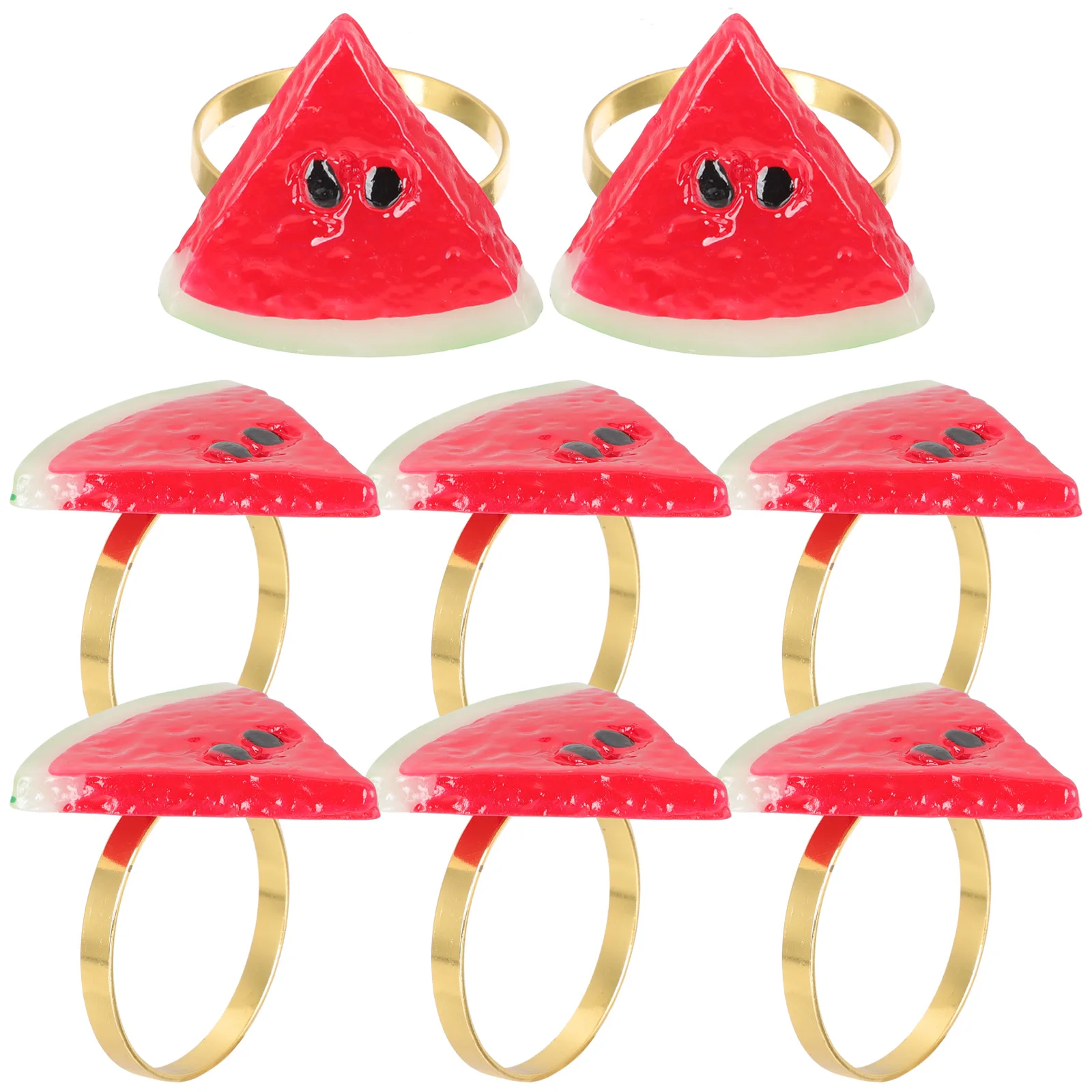 8pcs Watermelon Napkin Rings Metal Plastic Fruit Shaped Banquet Party Serviette Ring Napkin Holders Dining Decor Accessories
8pcs Watermelon Napkin Rings Metal Plastic Fruit Shaped Banquet Party Serviette Ring Napkin Holders Dining Decor Accessories