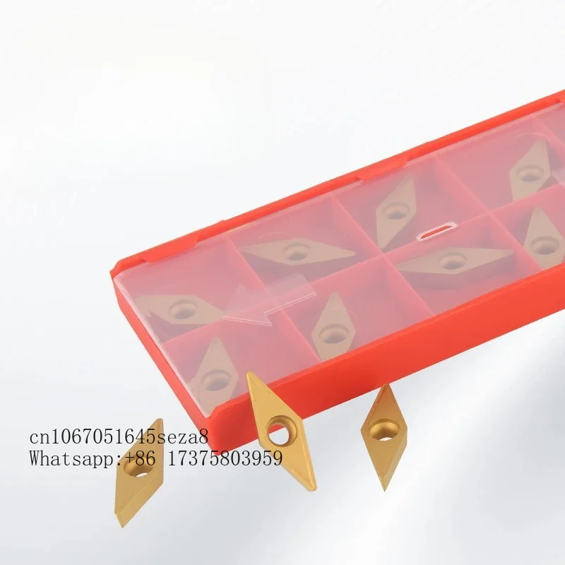 numerical control lathe blade rhombus VCMT160404 carbide car outer circular inner hole knife grain head tool
numerical control lathe blade rhombus VCMT160404 carbide car outer circular inner hole knife grain head tool
