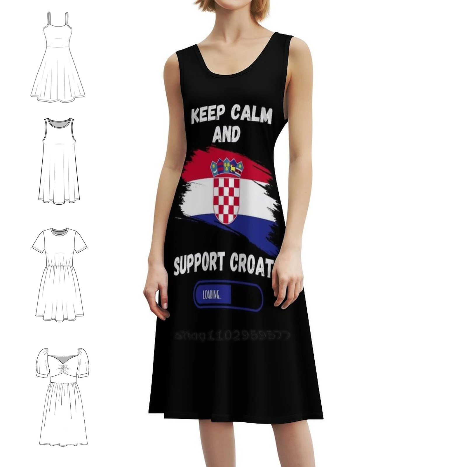 Сохраняйте спокойствие и поддержку Хорватии Футбол Футбол Бохо Шикарное платье Элегантное модное пляжное свадебное платье сохраняет спокойствие и поддержку
Сохраняйте спокойствие и поддержку Хорватии Футбол Футбол Бохо Шикарное платье Элегантное модное пляжное свадебное платье сохраняет спокойствие и поддержку