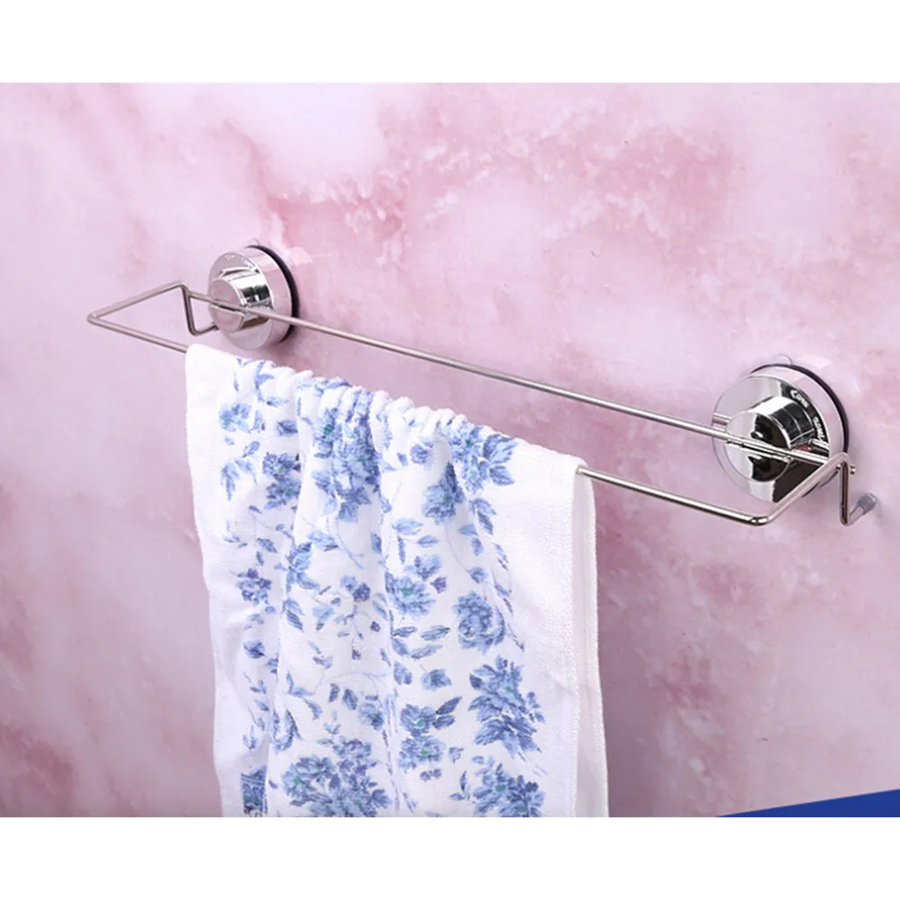 Suction Cup Stainless Steel Double Pole Towel Rack Modern Bathroom Storage Rack No Drilling Vacuum Suction Tool-Free Towel
Suction Cup Stainless Steel Double Pole Towel Rack Modern Bathroom Storage Rack No Drilling Vacuum Suction Tool-Free Towel
