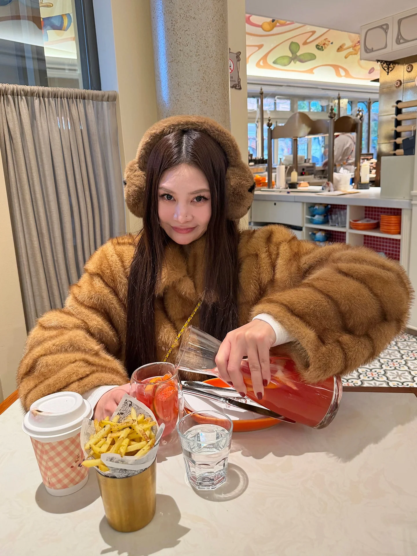 Tingtings Luxury Faux Fur Jaet Women's Mid-Length Collared Coat Warmth And Eco-Friendly Synthetic Leather Outerwear
Tingtings Luxury Faux Fur Jaet Women's Mid-Length Collared Coat Warmth And Eco-Friendly Synthetic Leather Outerwear