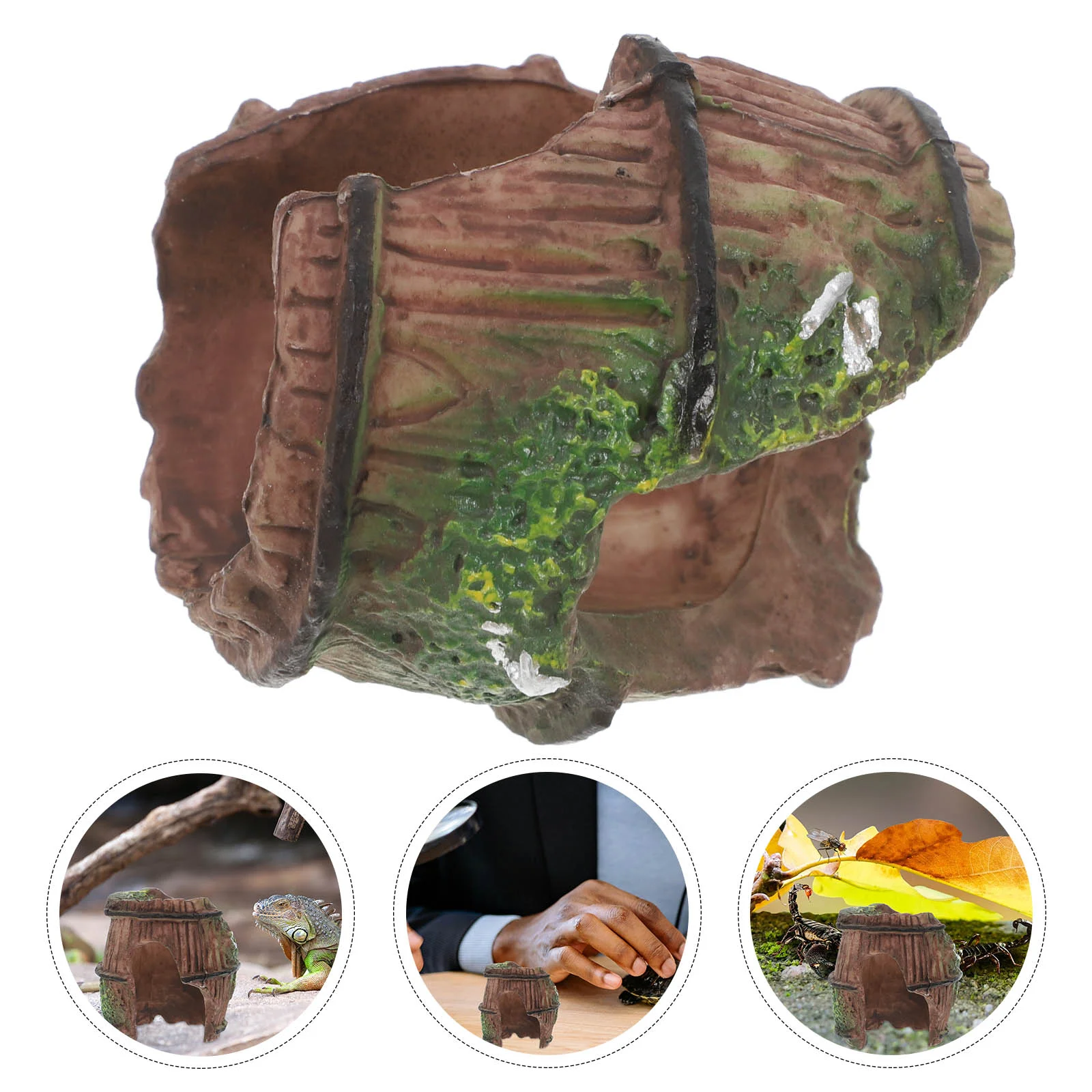 Reptile Hiding Hole Tank Turtle Basking Platform Bearded Dragon Accessories Gecko Baby
Reptile Hiding Hole Tank Turtle Basking Platform Bearded Dragon Accessories Gecko Baby