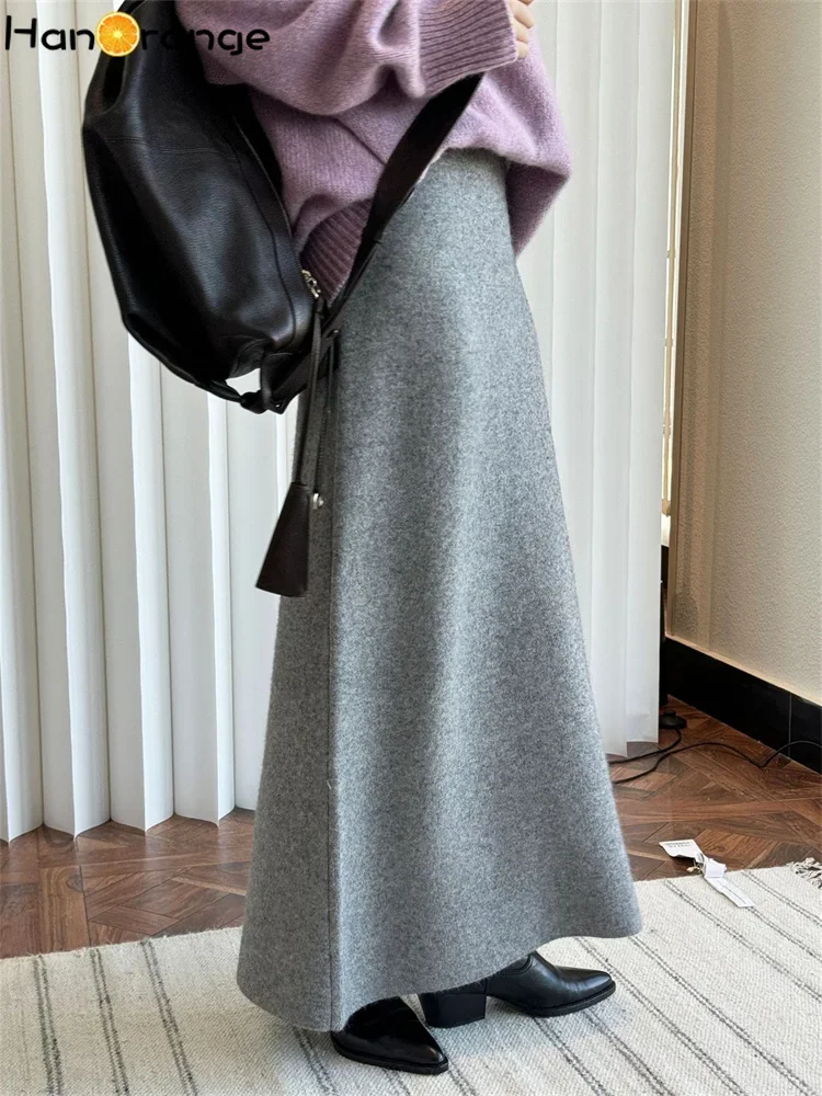 HanOrange 2024 Winter Gentle Simple Temperament Wool Knitted Long Skirt One Step Skirt Black/Gray/Purple
HanOrange 2024 Winter Gentle Simple Temperament Wool Knitted Long Skirt One Step Skirt Black/Gray/Purple