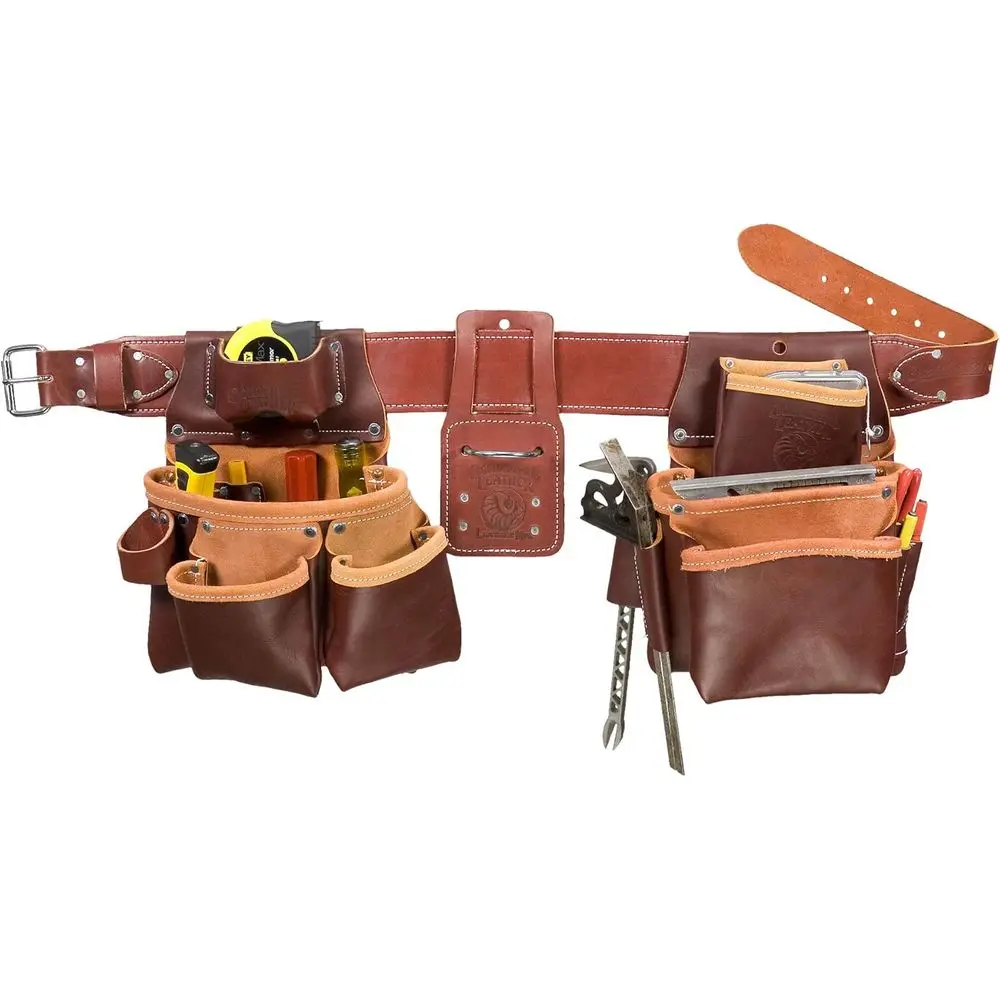 Double Bag Professional Tool Belt Set with Left Hand Holder, Compact Size
Double Bag Professional Tool Belt Set with Left Hand Holder, Compact Size
