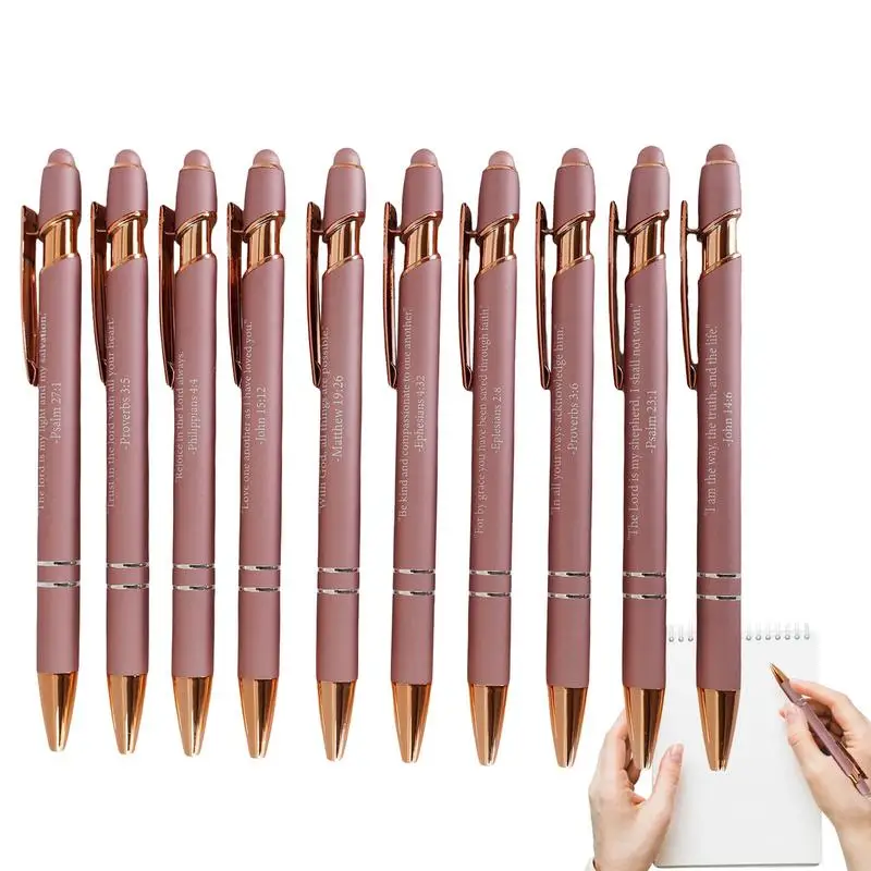 Pens With Bible Verses On Them Religious Inspirational Ballpoint Pens With Bible Verses Set Of 10 Retractable Writing Tool
Pens With Bible Verses On Them Religious Inspirational Ballpoint Pens With Bible Verses Set Of 10 Retractable Writing Tool