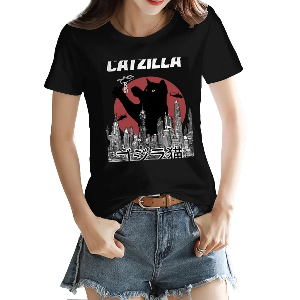 Catzilla vintage Women's Cotton Short Sleeve, Brand Loose Fit T-Shirt, Luxury Designer Top, Summer 2024 Mega Sale
Catzilla vintage Women's Cotton Short Sleeve, Brand Loose Fit T-Shirt, Luxury Designer Top, Summer 2024 Mega Sale