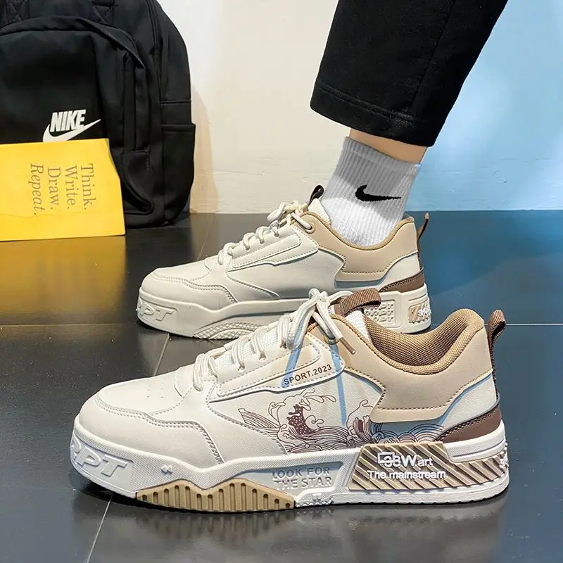 Men's Casual Thick Bottom Sneakers Spring Autumn New Style Versatile Summer Trendy White Shoes Sporty All-Season Low Tops
Men's Casual Thick Bottom Sneakers Spring Autumn New Style Versatile Summer Trendy White Shoes Sporty All-Season Low Tops