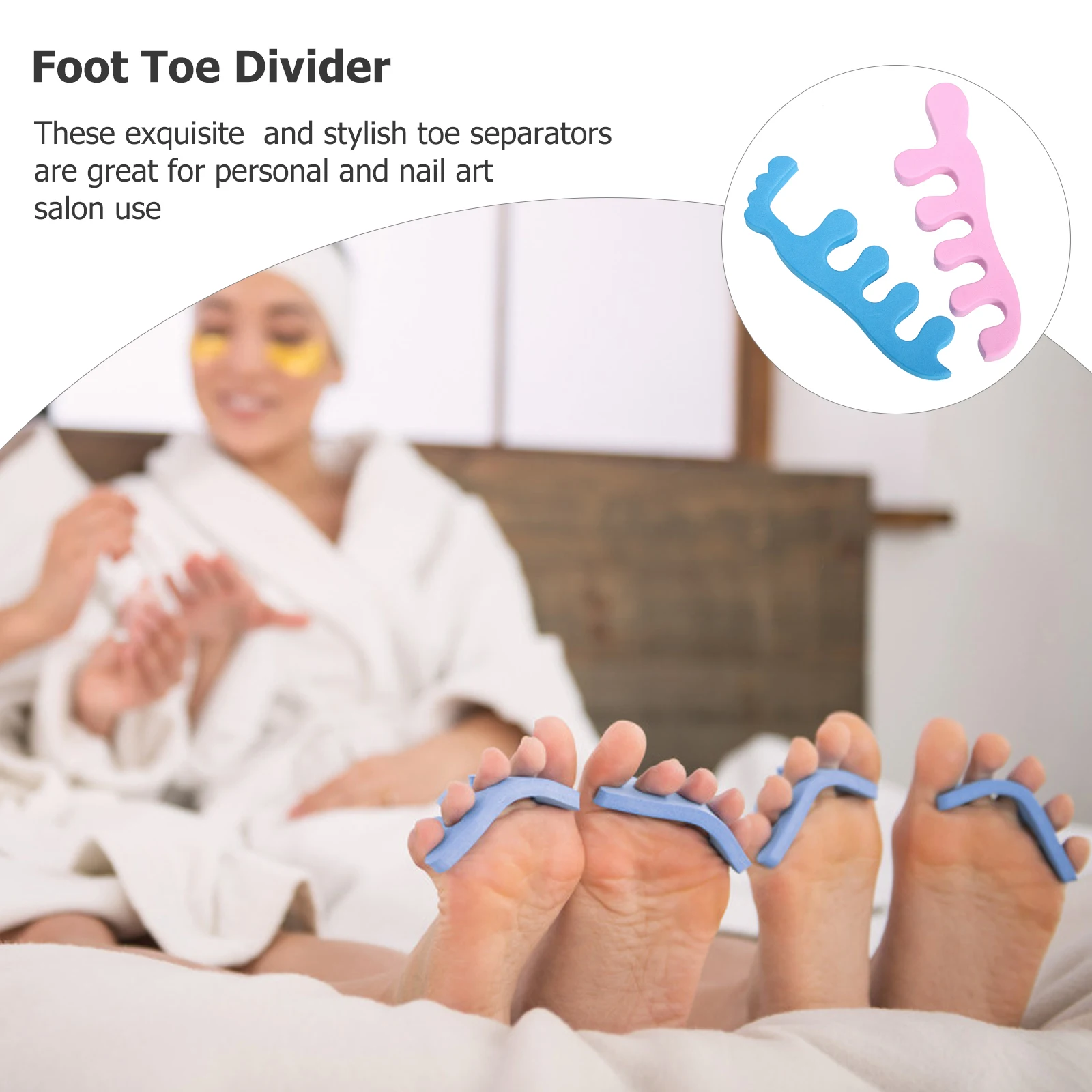 Toe Separator Nail Art Sponge Comfortable Pedicure Manicure Tools DIY Accessories Women Foot Care Separators
Toe Separator Nail Art Sponge Comfortable Pedicure Manicure Tools DIY Accessories Women Foot Care Separators