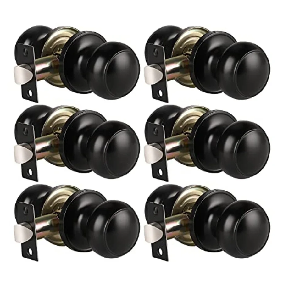 Matte Door Knob - Round Interior Door Handles for Hallway and Closet, Non-Locking Passage Door Knobs with Durable Lockset, Easy
Matte Door Knob - Round Interior Door Handles for Hallway and Closet, Non-Locking Passage Door Knobs with Durable Lockset, Easy