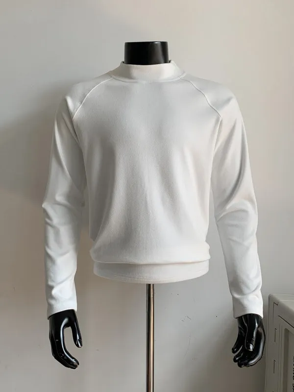 Heavyweight f-High Collar Men's Thermal Slim Fit Long Sve T-irt Dervo Versatile Base Layer irt for Autumn Winter
Heavyweight f-High Collar Men's Thermal Slim Fit Long Sve T-irt Dervo Versatile Base Layer irt for Autumn Winter