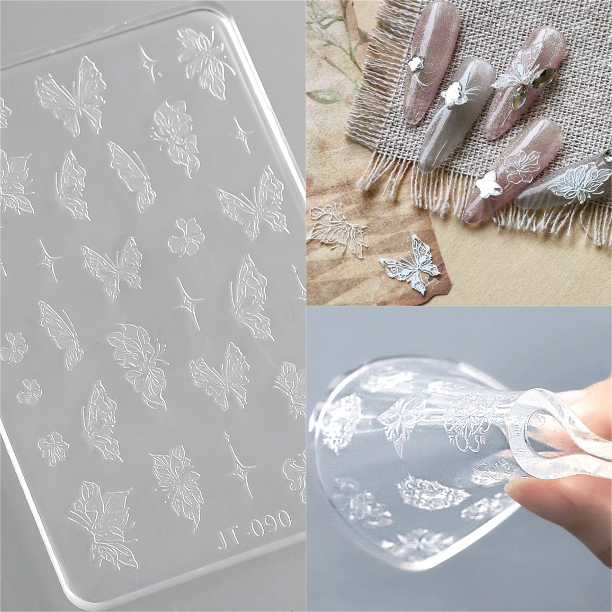Butterfly Flowers Petal Stars 3D Reliefs Silicone Nail Art Accessories Bear Rose Bowknot UV Gel Manicure Molds DIY Carving Mould
Butterfly Flowers Petal Stars 3D Reliefs Silicone Nail Art Accessories Bear Rose Bowknot UV Gel Manicure Molds DIY Carving Mould