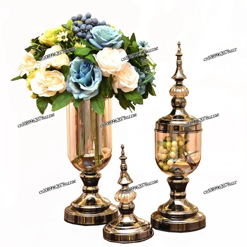 European-style American Glass Creative Modern Home Decoration Ornament, Living Room Model Room TV Cabinet Decorative Vase
European-style American Glass Creative Modern Home Decoration Ornament, Living Room Model Room TV Cabinet Decorative Vase
