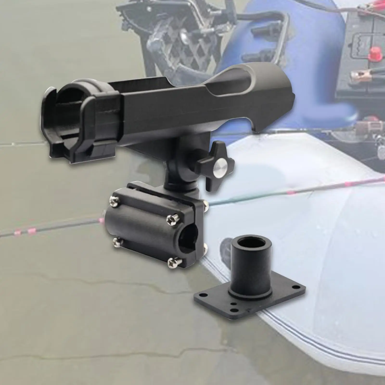 Inflatable Boat Fishing Rod Holder Adjustable Boat Yacht Kayak Fishing Stand
Inflatable Boat Fishing Rod Holder Adjustable Boat Yacht Kayak Fishing Stand