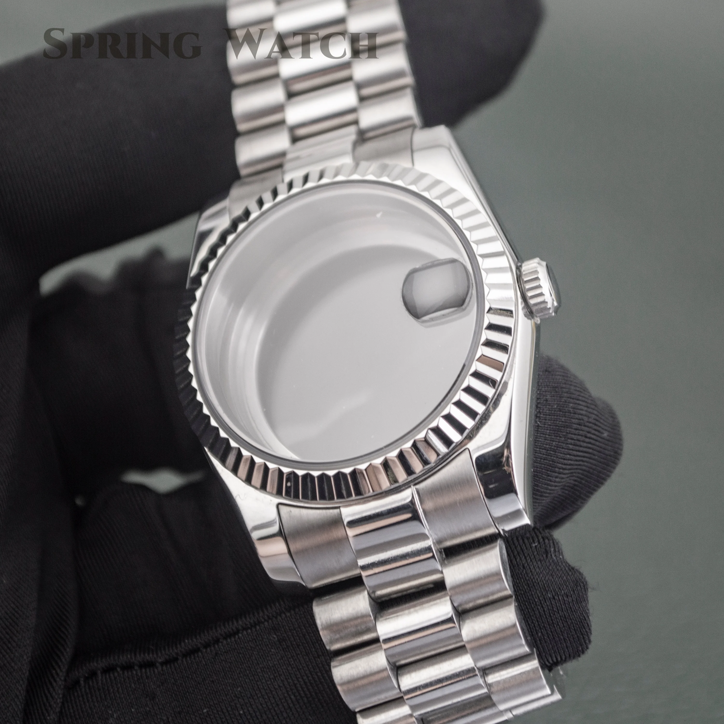 39/36mm Case President Strap Stainless Steel Case Sapphire Glass for NH34 NH35 NH36 4R Datejust 10ATM Waterproof Watch Case
39/36mm Case President Strap Stainless Steel Case Sapphire Glass for NH34 NH35 NH36 4R Datejust 10ATM Waterproof Watch Case