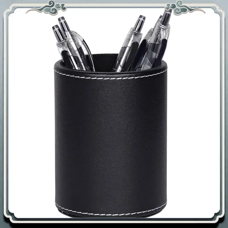 2Pack PU Leather Pens Pencils Holder Cup Desktop Stationery Organizer Case Office Replacement Accessories Container Box Black
2Pack PU Leather Pens Pencils Holder Cup Desktop Stationery Organizer Case Office Replacement Accessories Container Box Black