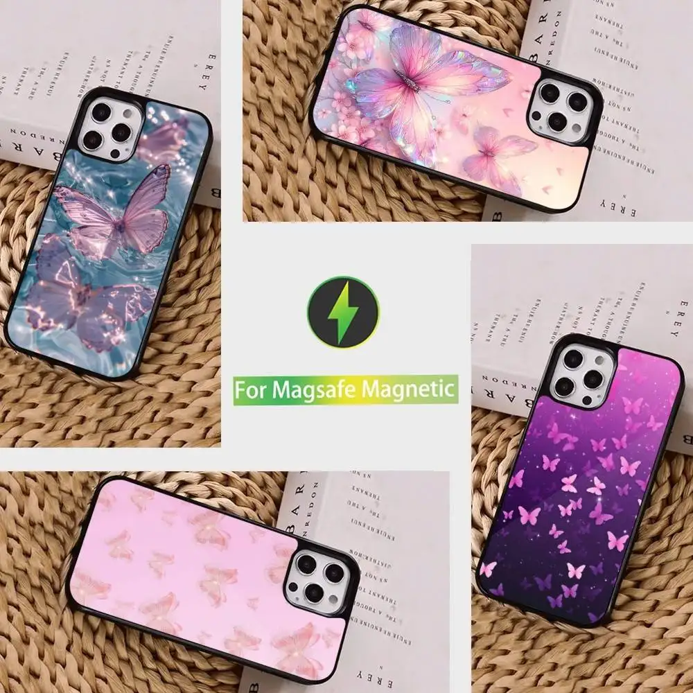 Pink Pattern Butterfly Phone Case For iPhone 16,15,14,13,12,11,Pro,Max,Plus,Mini, Magsafe,Magnetic Wireless Charging Case
Pink Pattern Butterfly Phone Case For iPhone 16,15,14,13,12,11,Pro,Max,Plus,Mini, Magsafe,Magnetic Wireless Charging Case