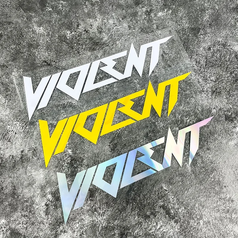 1PC VIOLENT Car Stickers Waterproof for Auto Windshield Window Trunk Bumper Motorbike Fuel Tank Side Panels Vinyl Decals Decor
1PC VIOLENT Car Stickers Waterproof for Auto Windshield Window Trunk Bumper Motorbike Fuel Tank Side Panels Vinyl Decals Decor