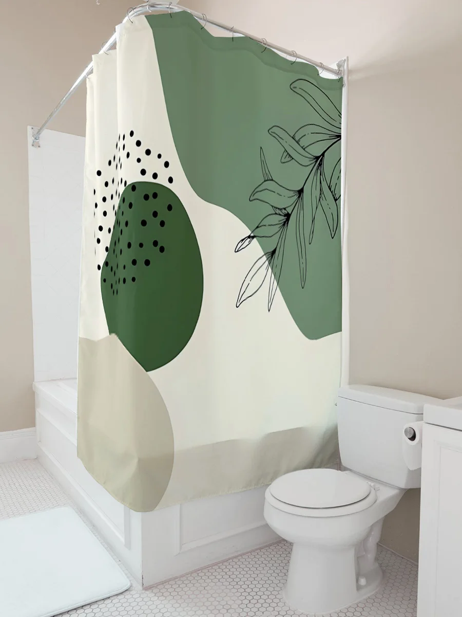 Elegant Abstract Green Shower Curtain Water Resistant Heat Resistant Machine Washable Non Transparent
Elegant Abstract Green Shower Curtain Water Resistant Heat Resistant Machine Washable Non Transparent