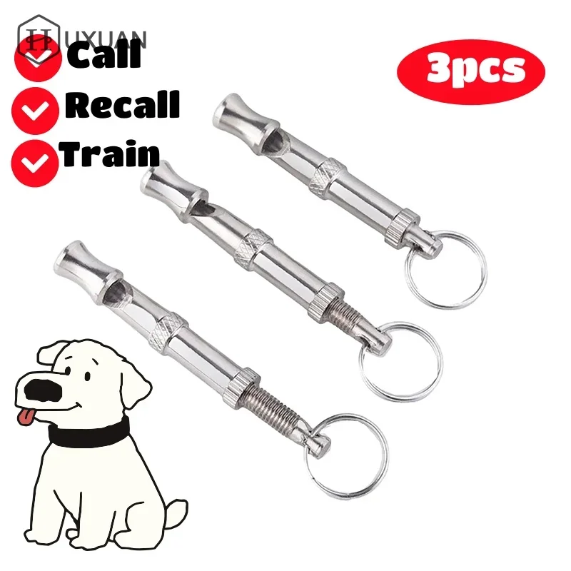 3Pcs Dog Whistle To Stop Barking, Adjustable Sound Pitch Dog Whistle With Keychain, Professional Recall Pet Puppy Cat Dog
3Pcs Dog Whistle To Stop Barking, Adjustable Sound Pitch Dog Whistle With Keychain, Professional Recall Pet Puppy Cat Dog